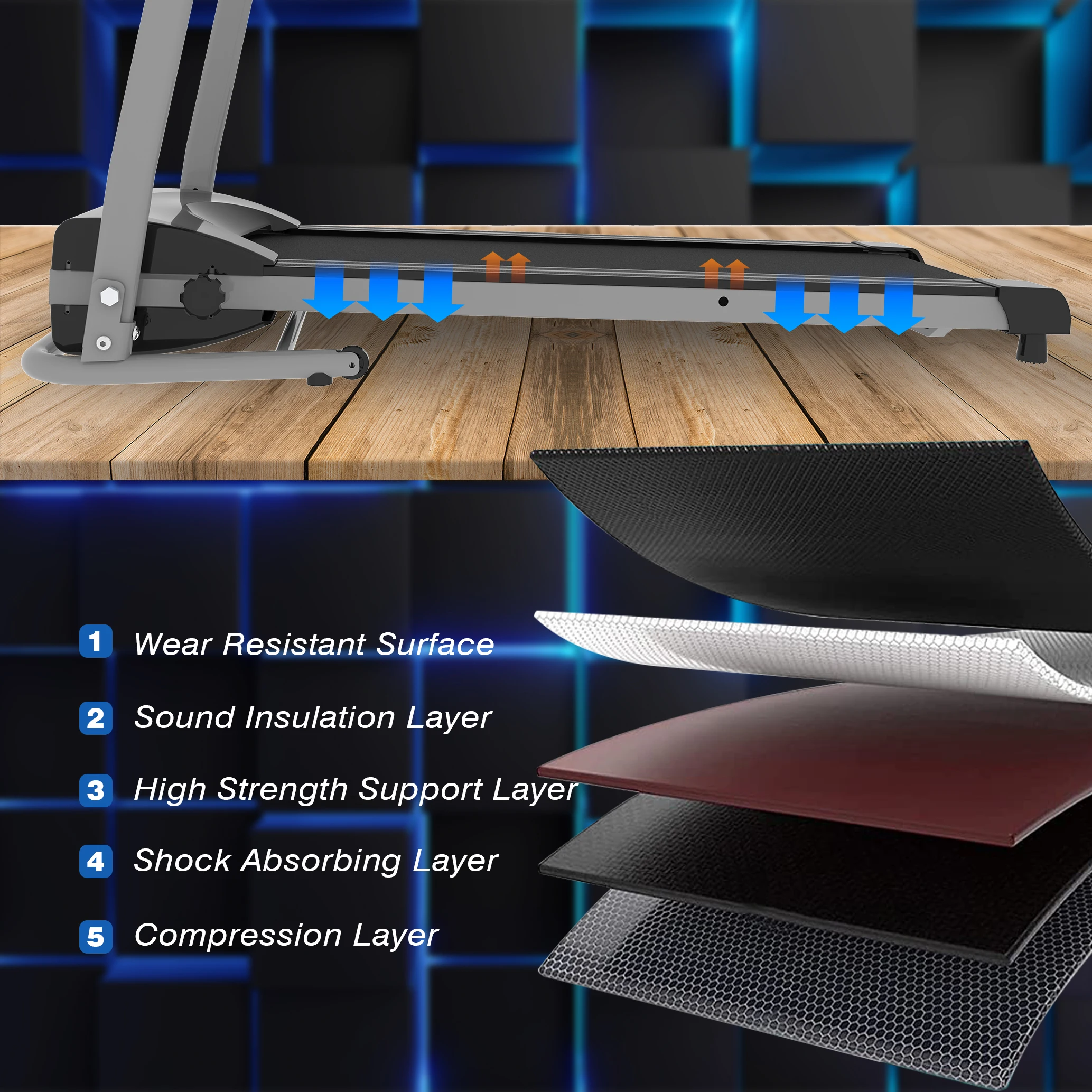 TOPKO Katlanabilir Koşu Bandı, - Home Gym Electric Machine incelemesi ve fiyatı