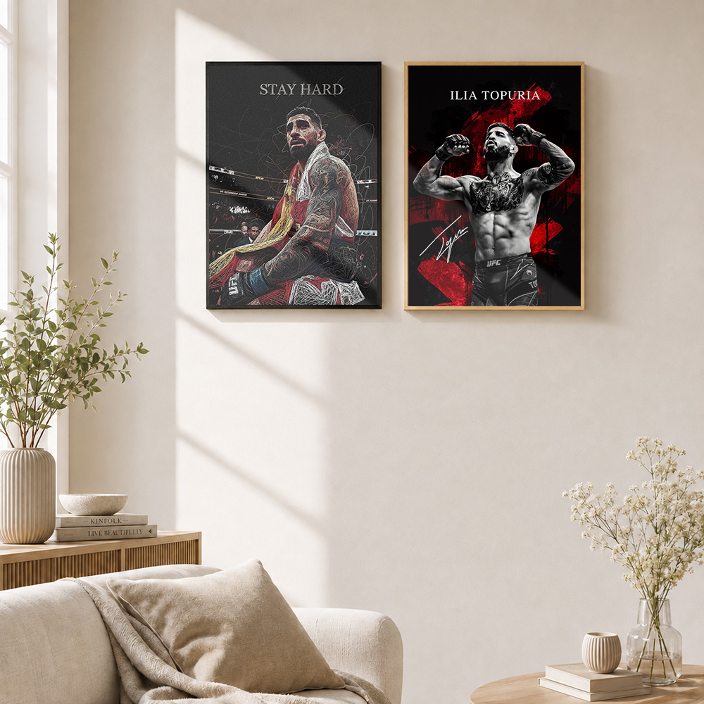 Ilia Topuria Çerçeveli Metal P - Home Gym Room incelemesi ve fiyatı